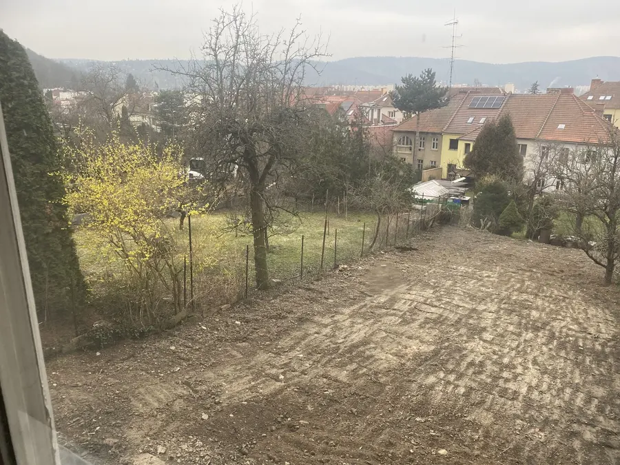 Hotová zahrada, výhled do údolí, Brno
