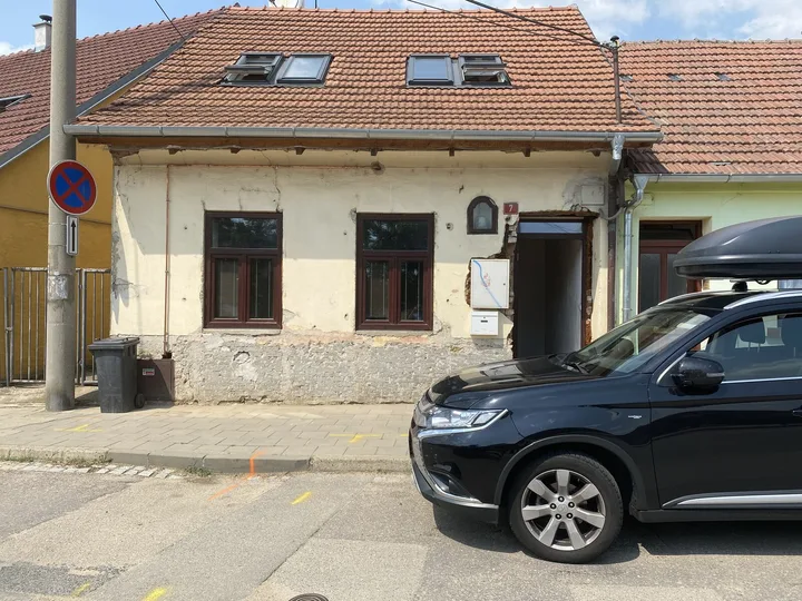Fasády a zateplení dvou rodinných domů, Němčice: stav před zahájením prací