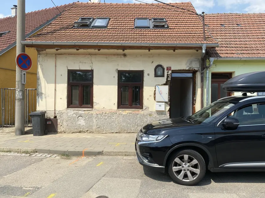 Fasády a zateplení dvou rodinných domů, Němčice: stav před zahájením prací