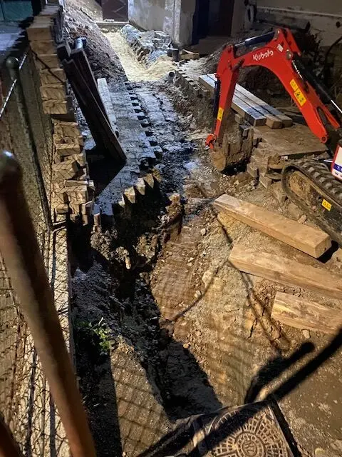 Kubota, večerní práce, Nová Ves